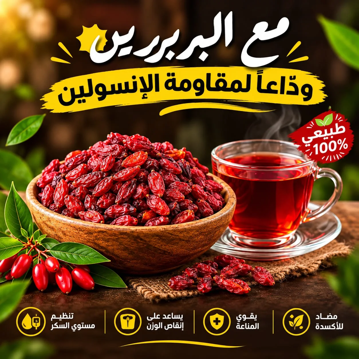 🍒 البربرين الطبيعي 🍒