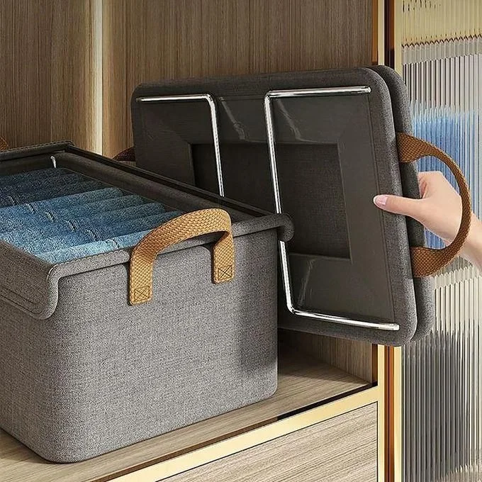 Boîte de Rangement Pliable صندوق تخزين شفاف