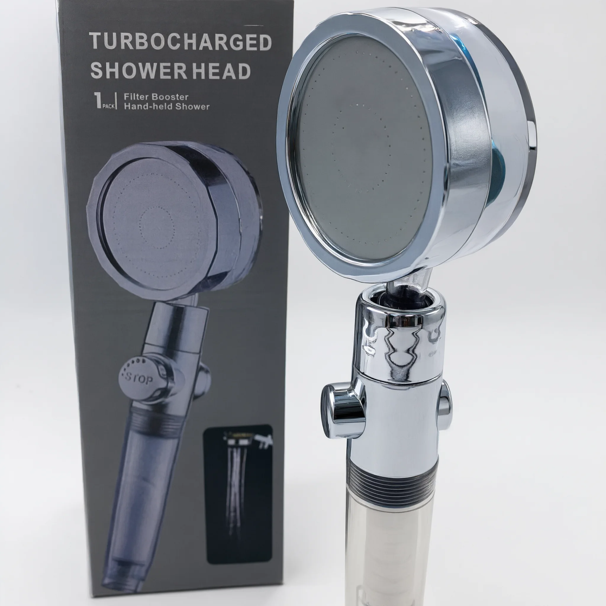 High Pressure Turbocharged Shower Head