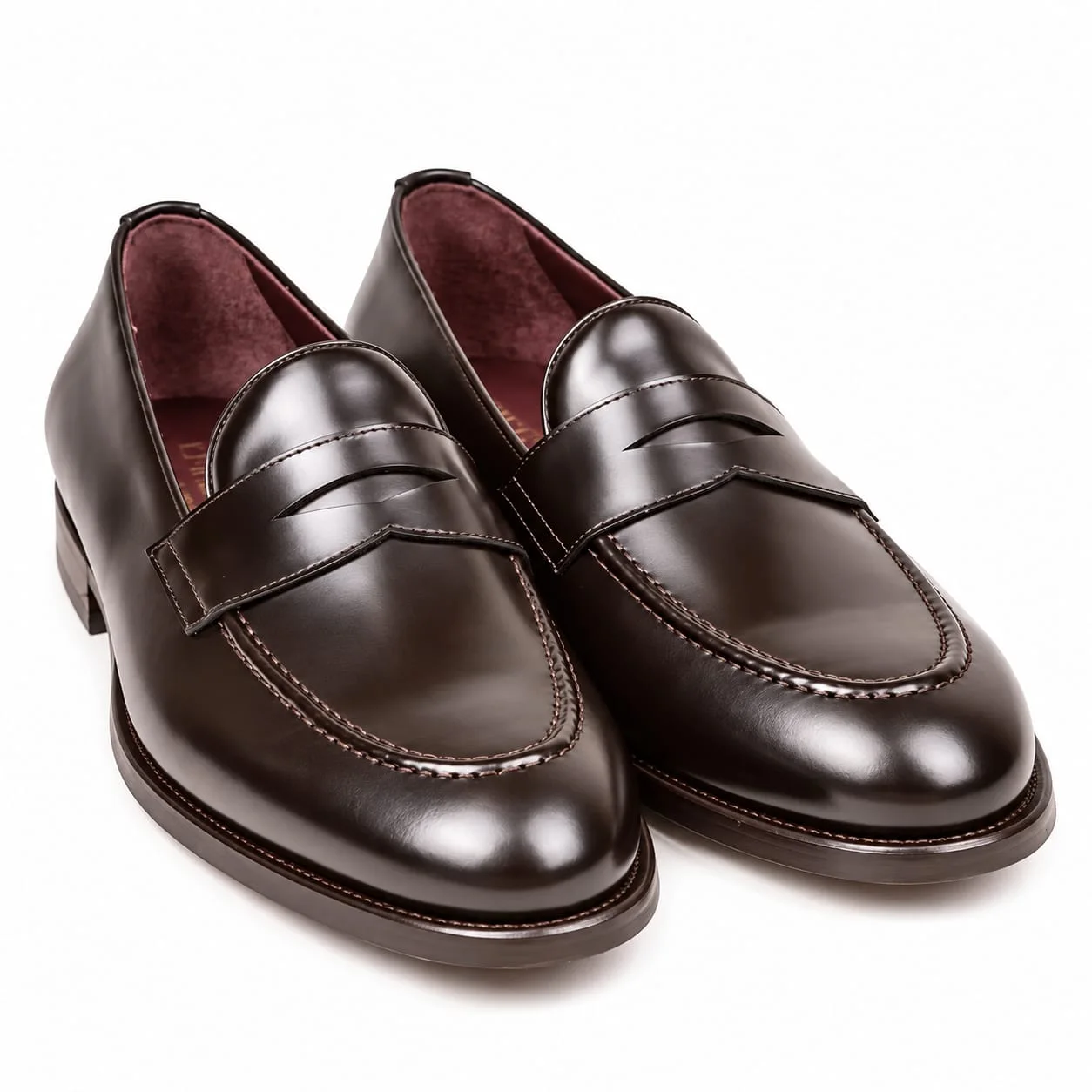 Mocassin Élégance Marron Foncé - la Mérinide