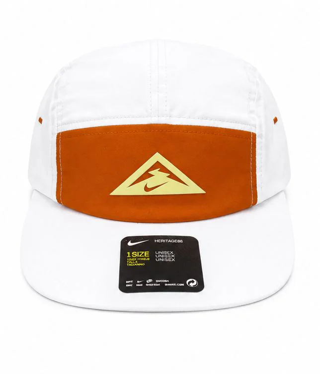 Nike Trail - Casquette de running en tissu Dri-FIT - BLANC