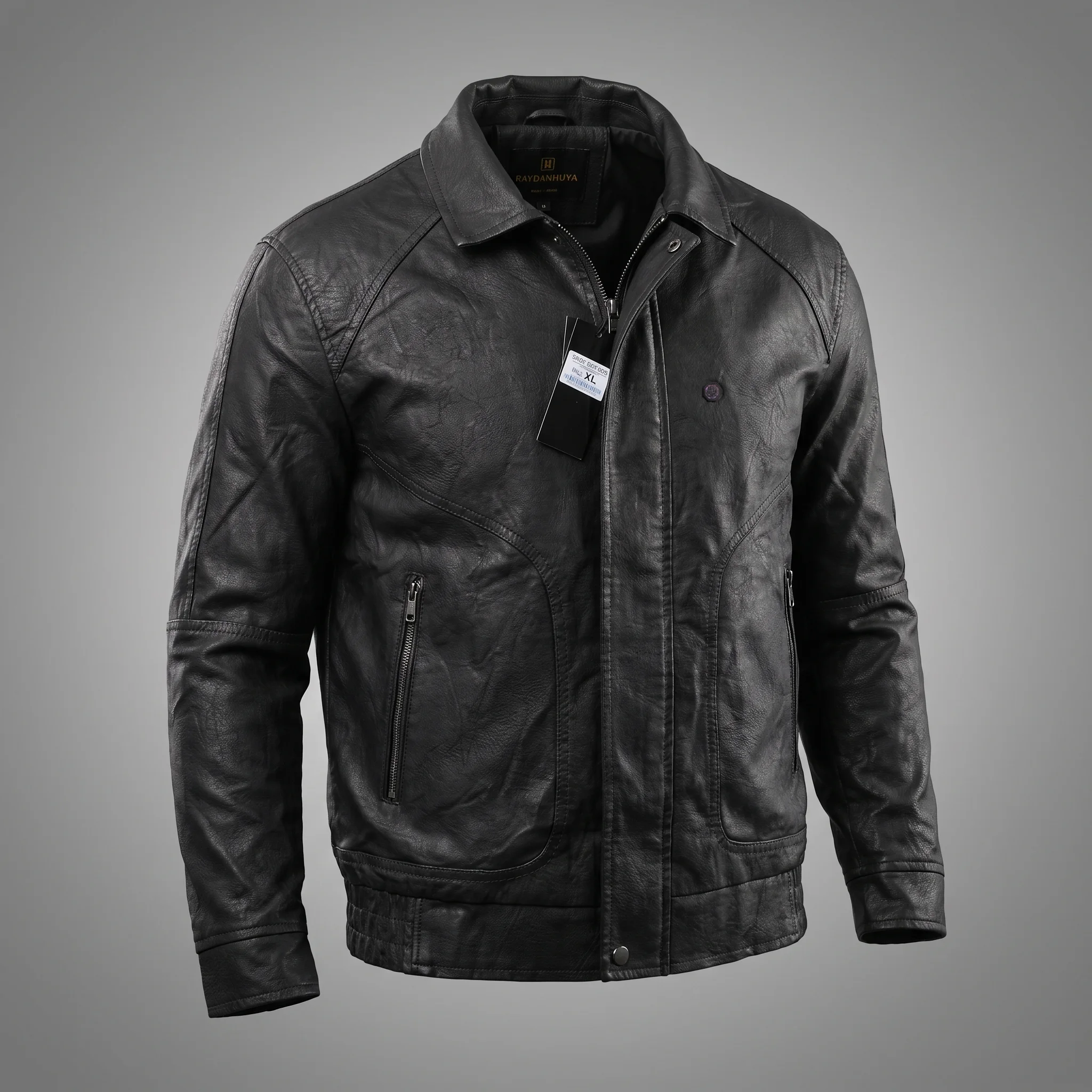 Gentleman Leather Jacket— جاكيت الرجل الأنيق
