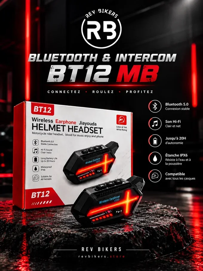 Intercom & Bluetooth BT12 MB