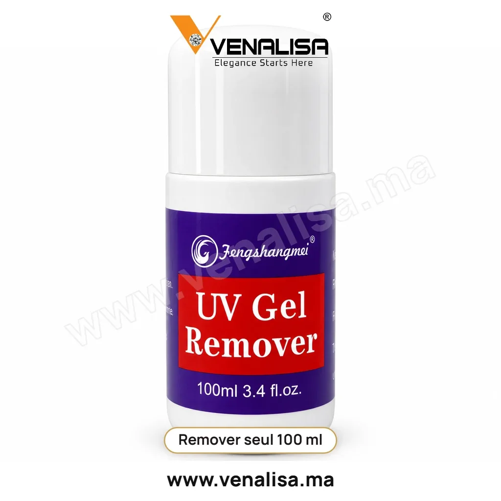 Dissolvant Gel UV Fengshangmei 100 ml + Lingettes