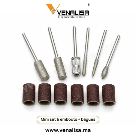 Set d'embouts de ponceuse à ongles
