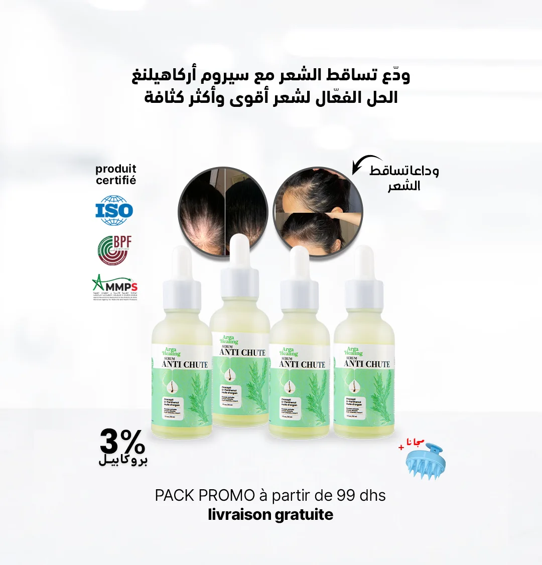 Serum anti chute pack