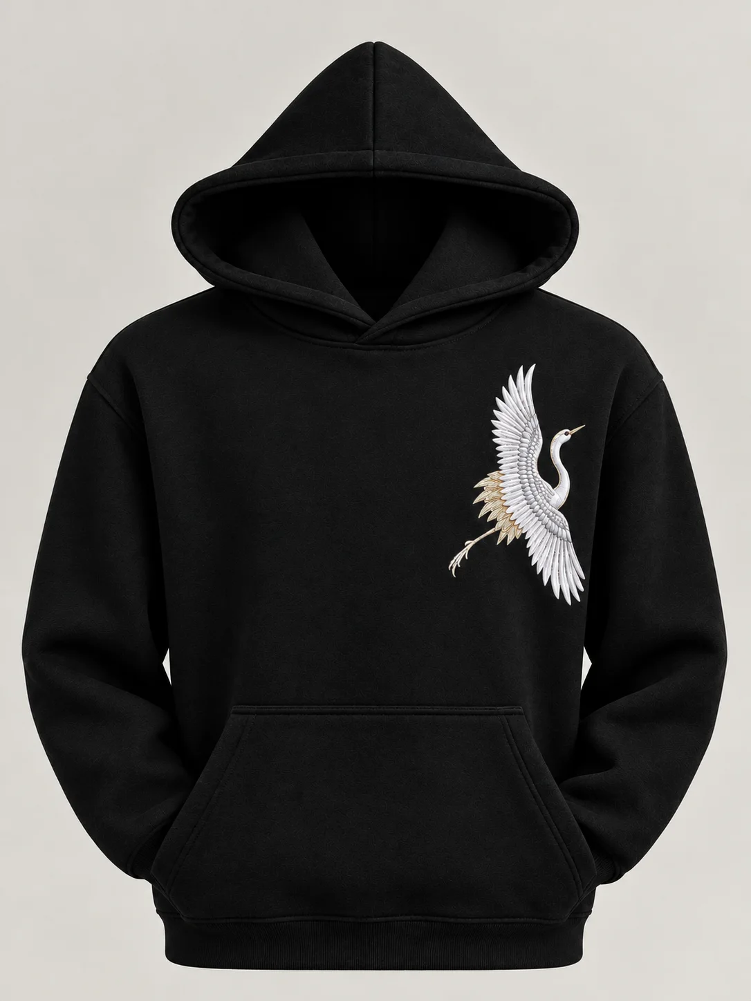 Royal Crane Hoodie