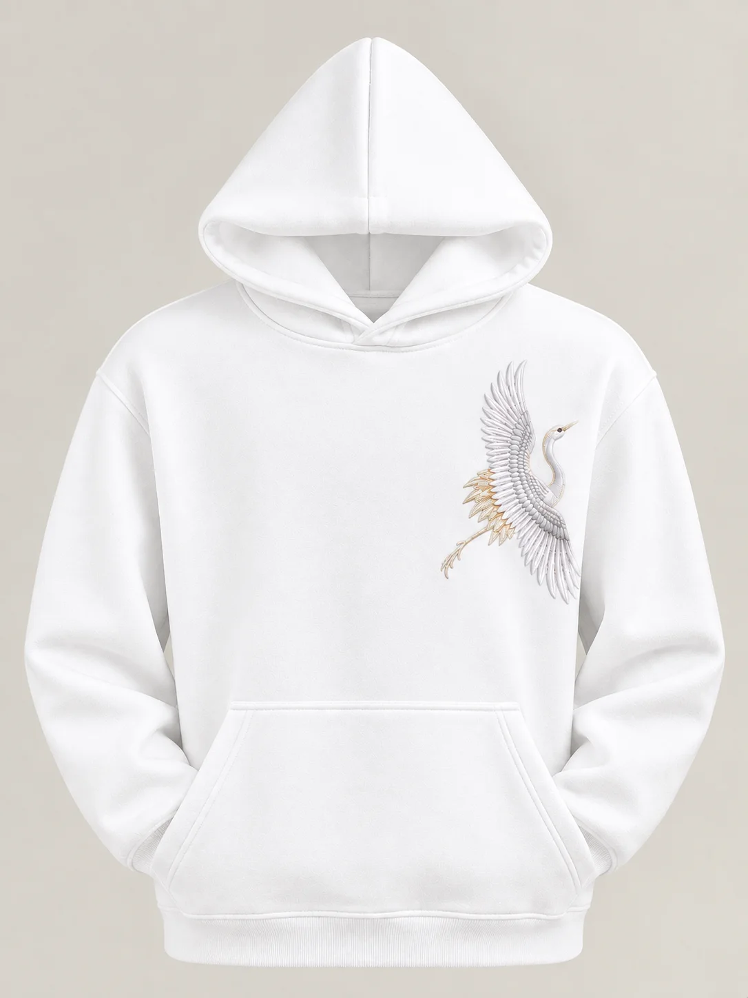 Royal Crane Hoodie