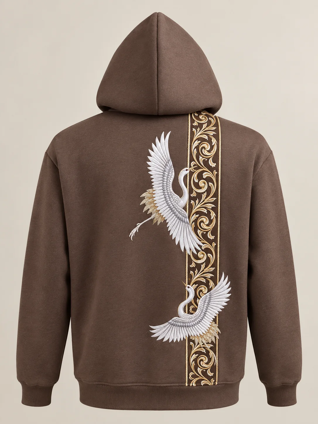 Royal Crane Hoodie