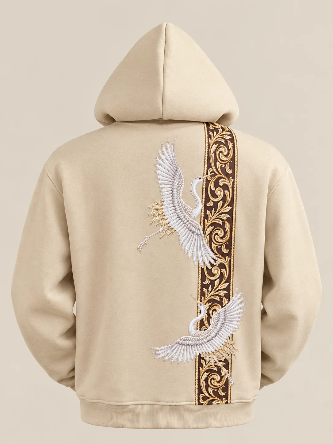 Royal Crane Hoodie