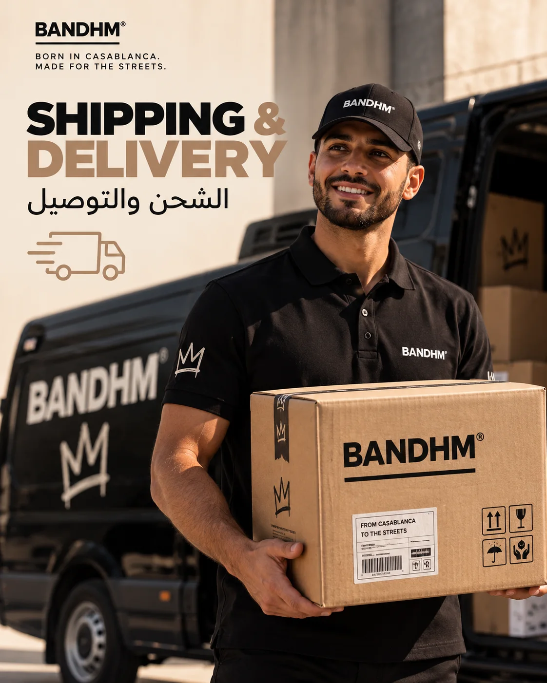 BANDHM shipping and delivery in Casablanca