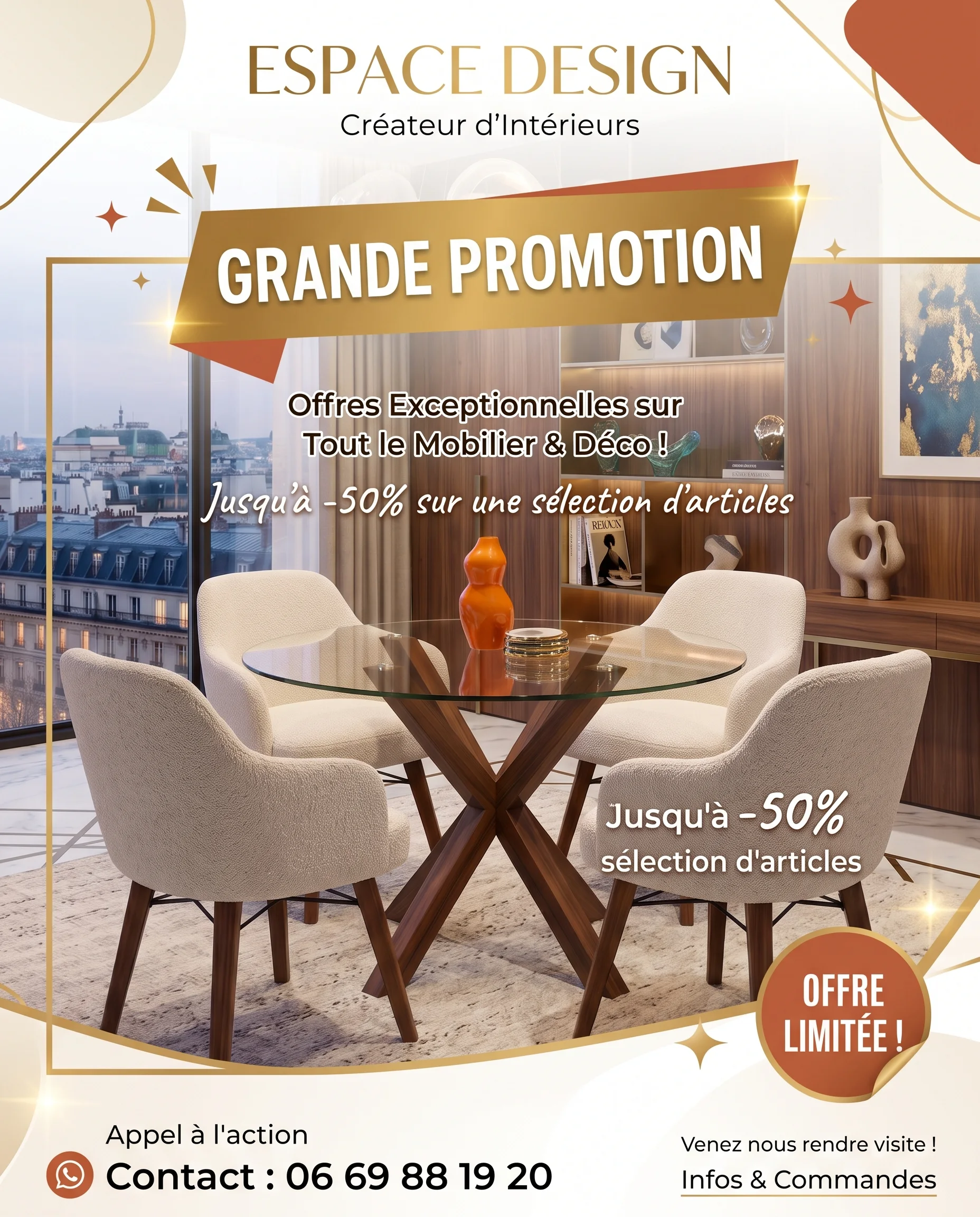 salle a manger espace design ref0199