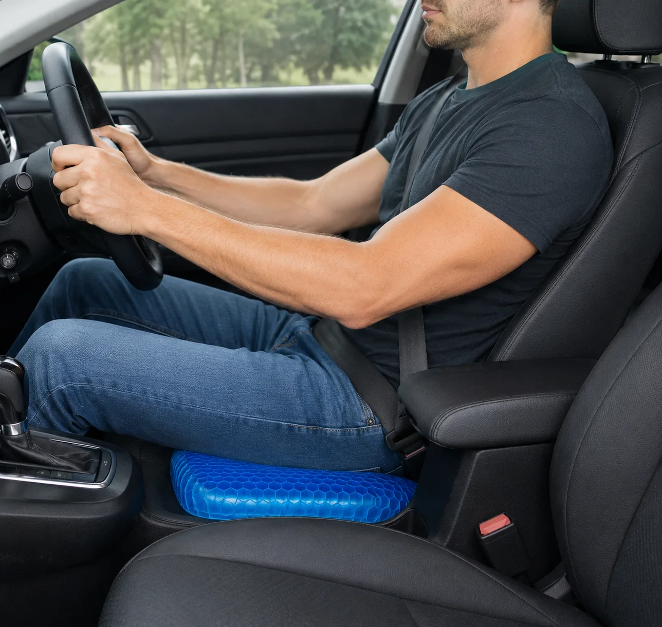 مقعد الجلوس الطبي السيلكون (Gel Seat Cushion)