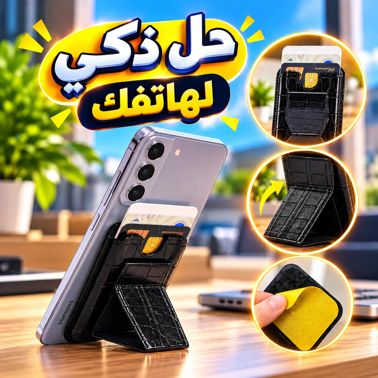 🐊 بزطام 3 في 1 بتصميم Croco فاخر