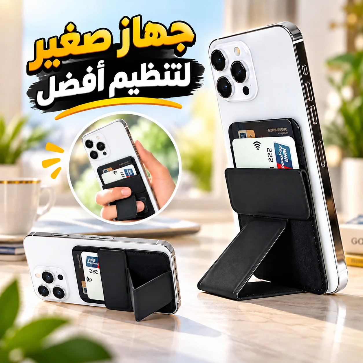 📱 Porte cartes autocollant 3m Lse