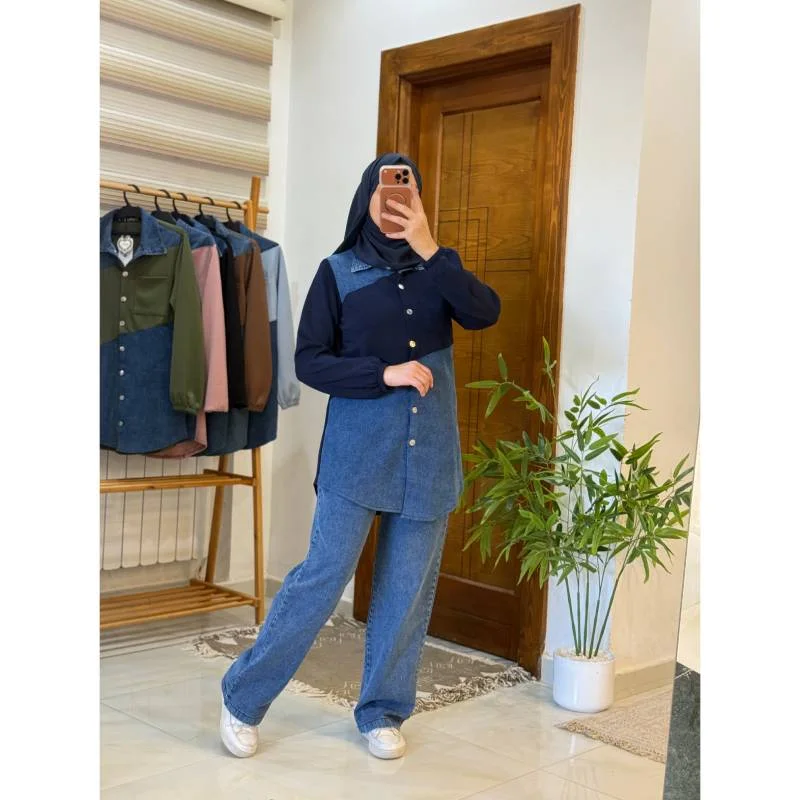 set djeans chemise