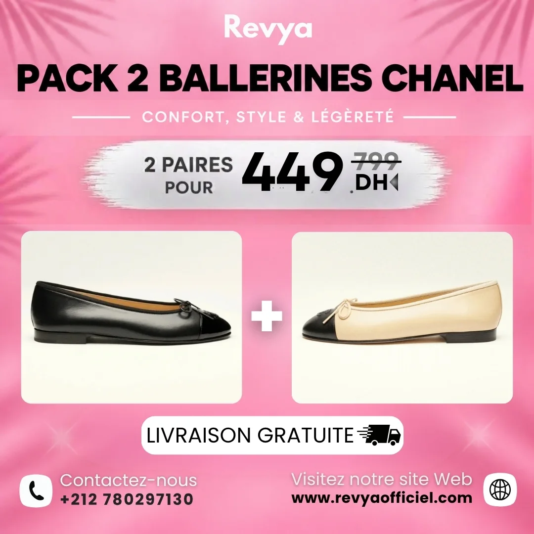 Pack 2 Ballerines chanel