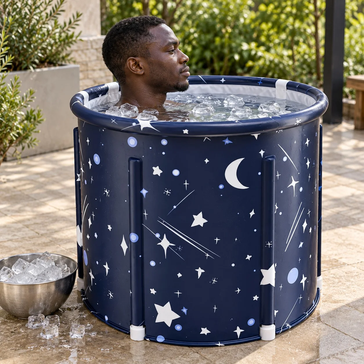 Baignoire pliable de luxe en plastique PVC
