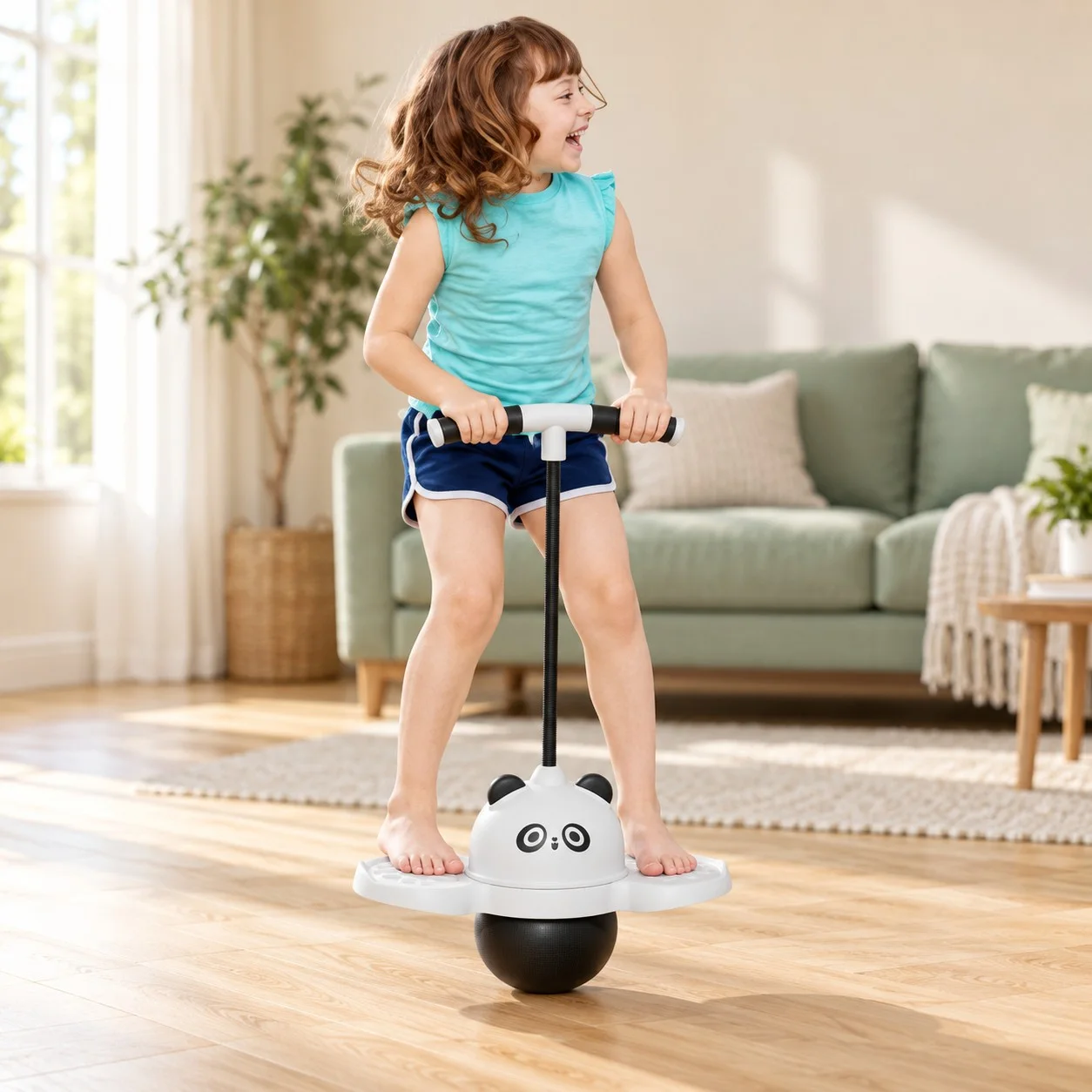 Jouet sauteur pour enfant avec poignée – Modèle Panda