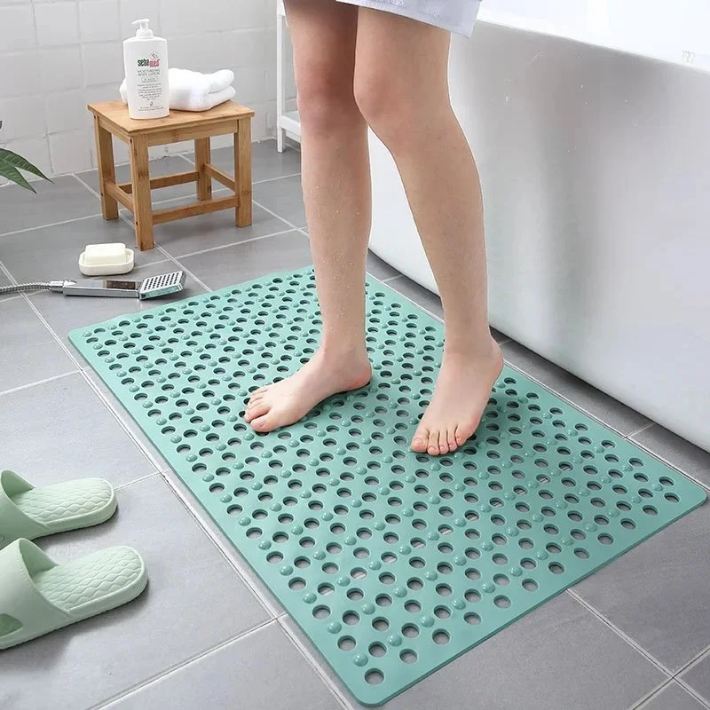 Tapis de douche à drainage rapide