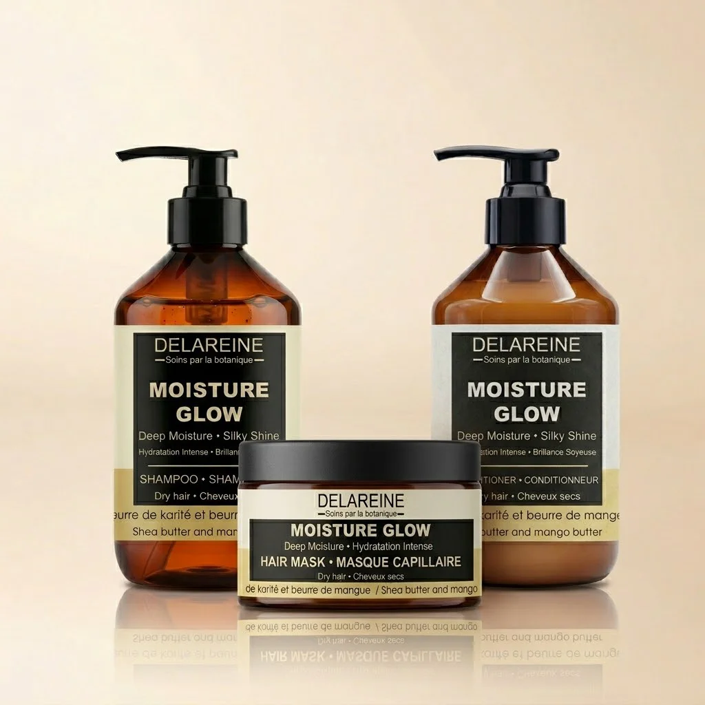 Routine MOISTURE GLOW - Pour cheveux secs