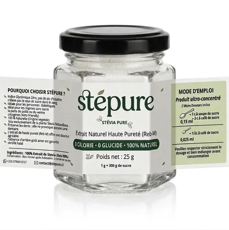 Stépure ( extrait de stevia Haute pureté)