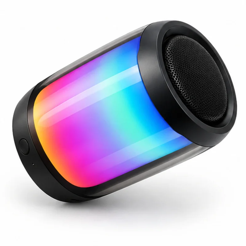 🔊 سماعة بلوتوث لاسلكية ميني بإضاءة LED RGB نابضة | Pulse Mini