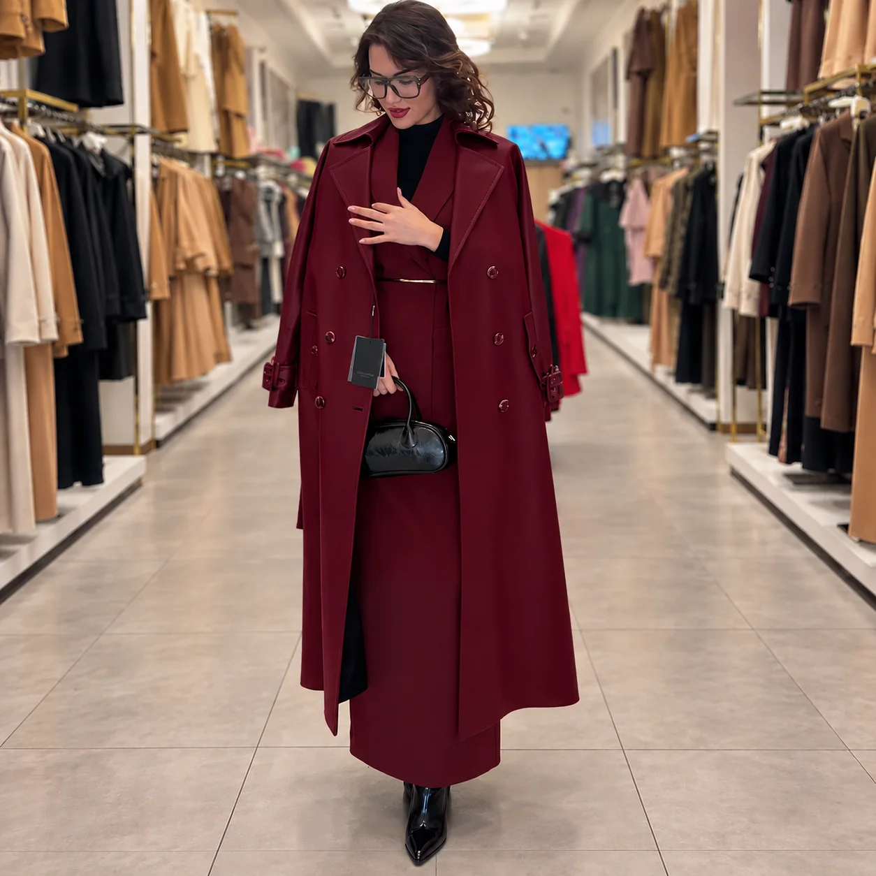 TRENCH CUIR MAYA