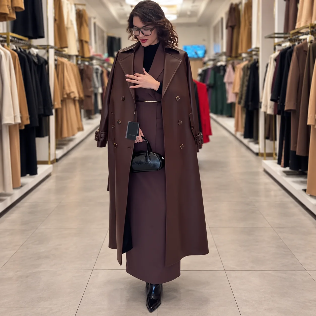 TRENCH CUIR MAYA