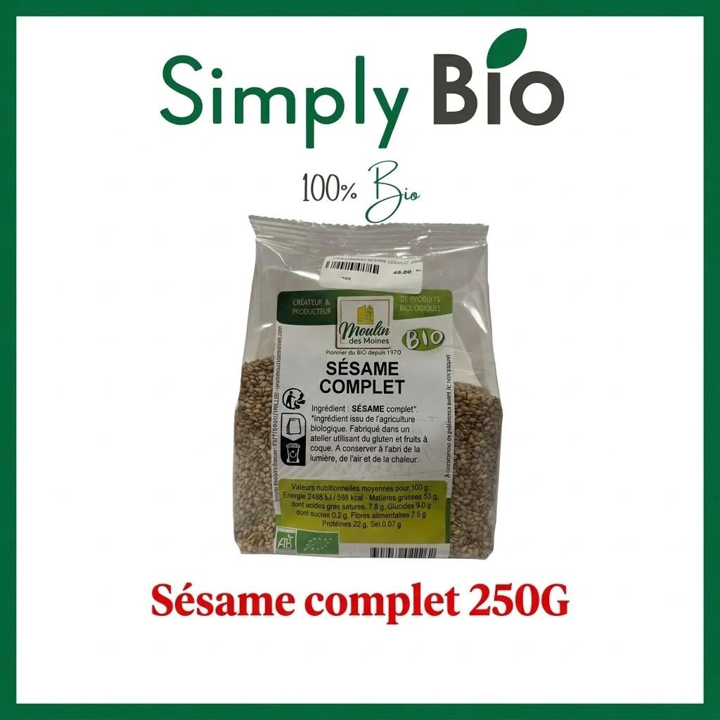 Sésame complet 250g
