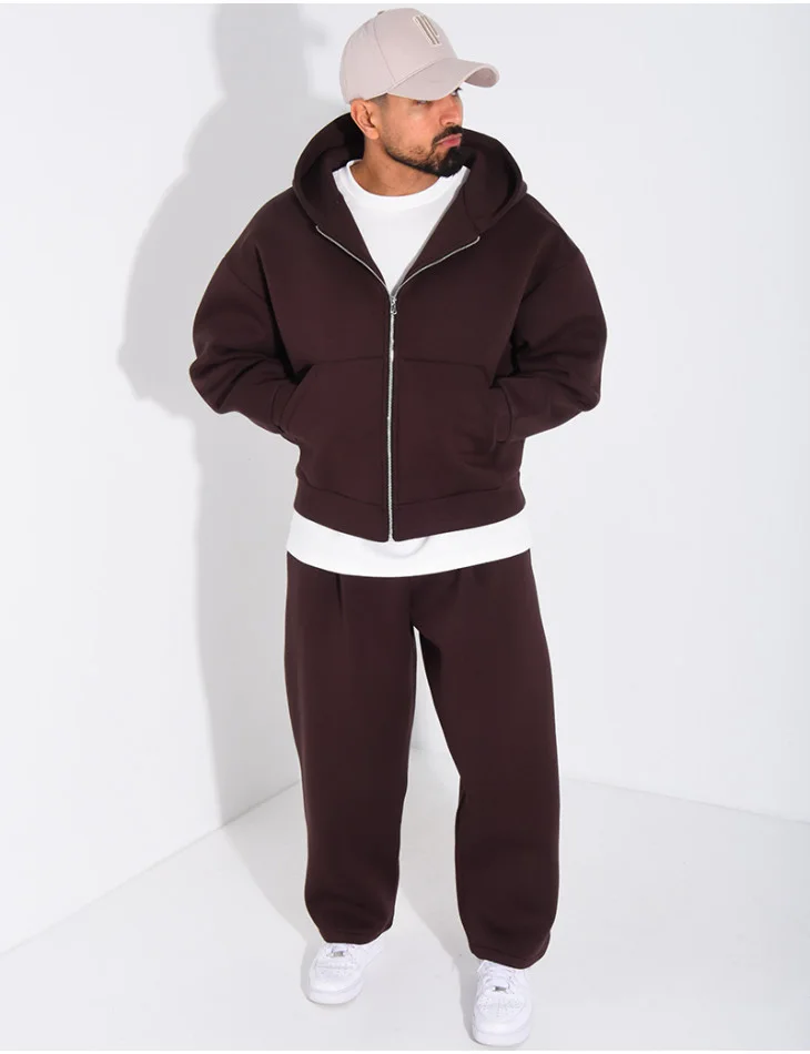 Ensemble pantalon et veste à capuche