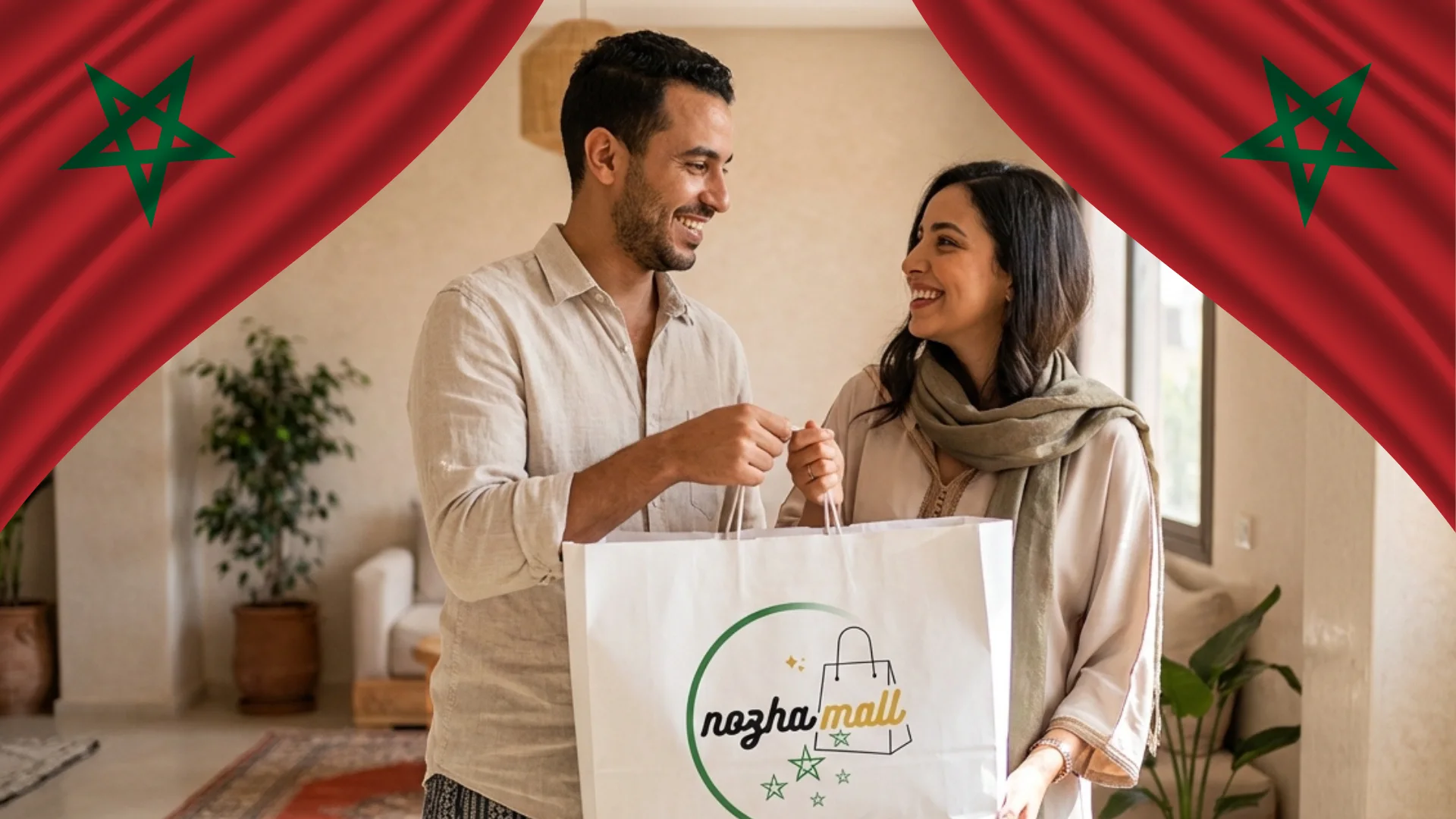 نحن NozhaMall متجر إلكتروني مغربي 100%، كنقدمو منتجات مختارة بعناية بجودة عالية وثمن مناسب، باش نسهّلو الحياة اليومية ديال الزبون المغربي. الهدف ديالنا هو الثقة، الراحة، والتجربة الزوينة فكل طلبية. كنآمنو بأن الزبون خاصو ياخد منتج عملي، مضمون، وتوصيل سريع لجميع مدن المغرب، مع خدمة زبناء ديما قريبة ليه.