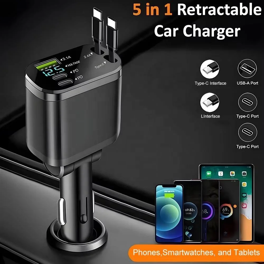 Chargeur de voiture 5Ports