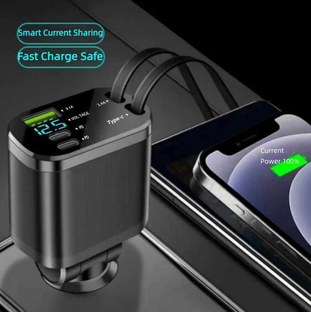 Chargeur de voiture 5Ports