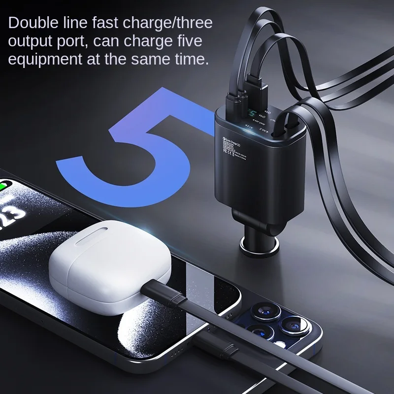 Chargeur de Voiture M4 5Ports