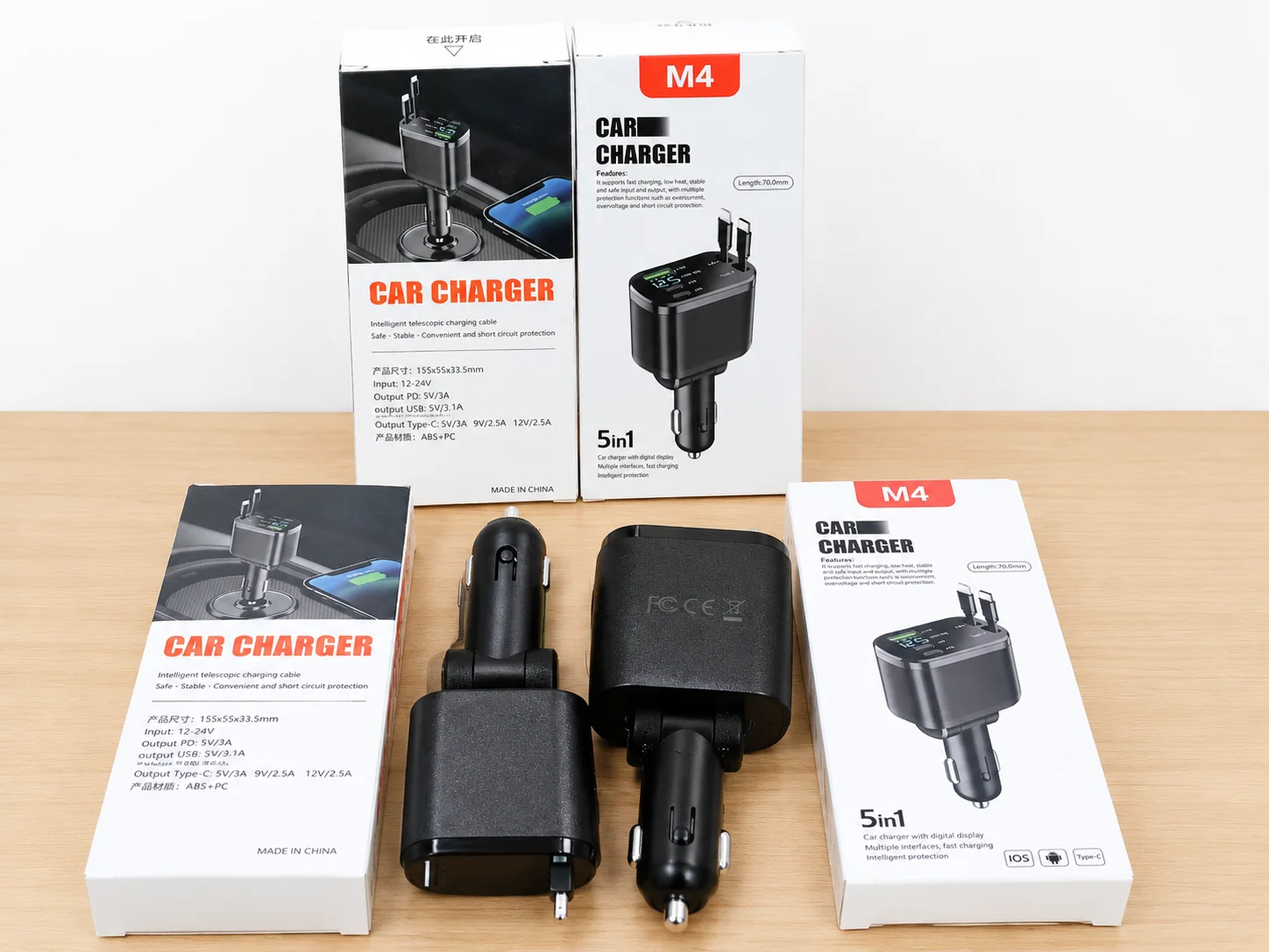 Chargeur de voiture 5Ports