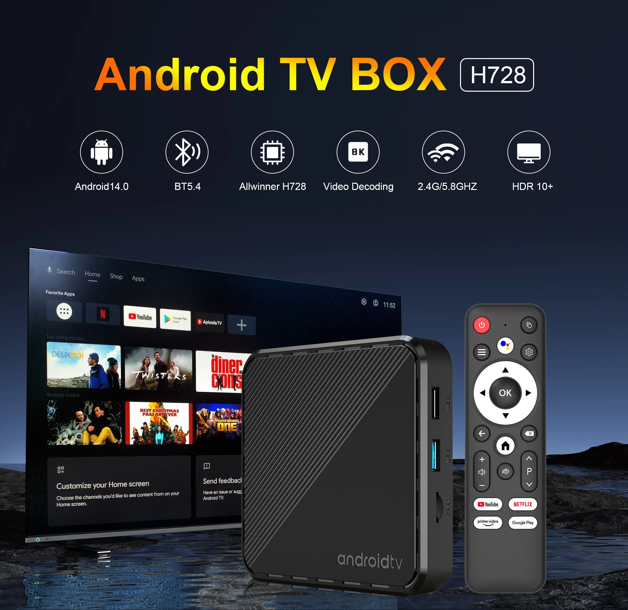 MORTAL H728 TV BOX