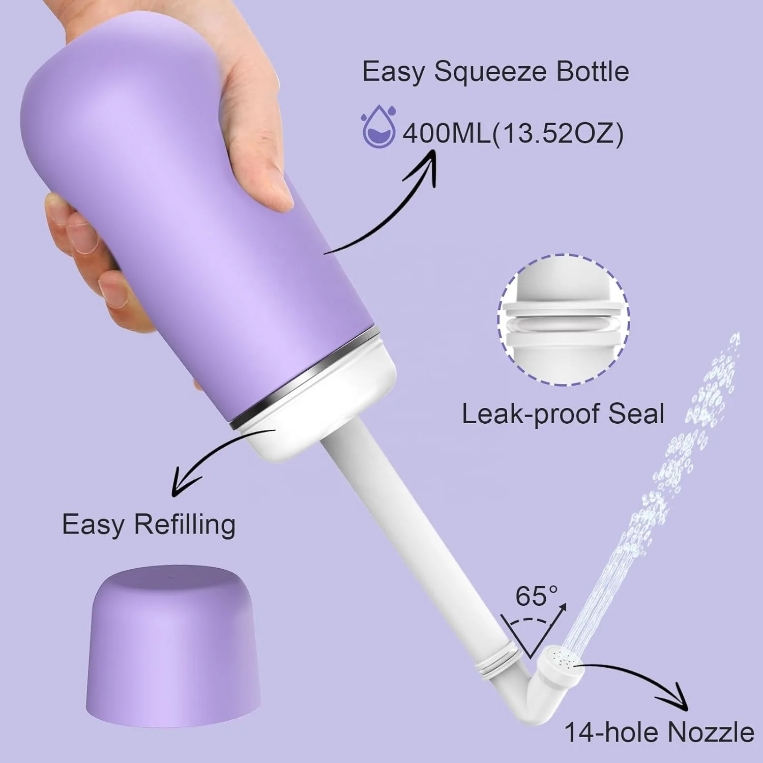 Bidet de toilette portable
