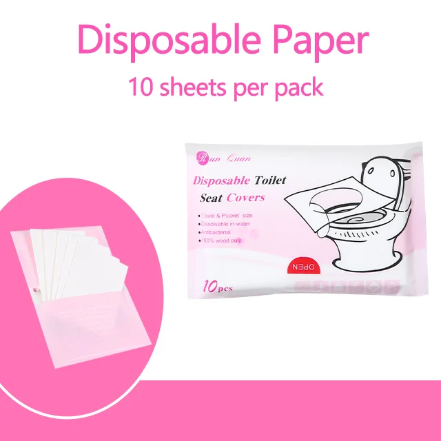 Protège-Siège-Toilette (10 Lot de 10 Sachet)