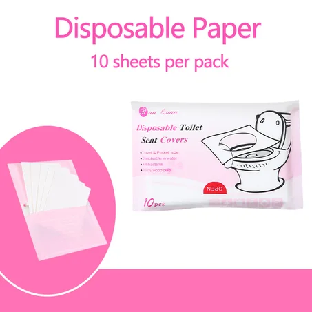 Protège-Siège-Toilette (10 Lot de 10 Sachet)