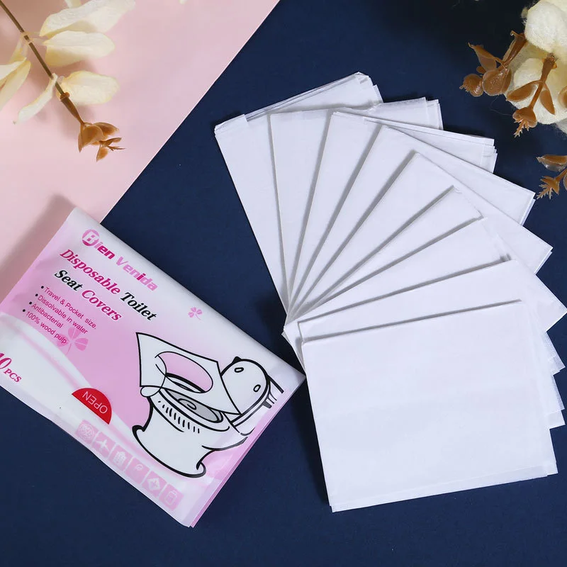 Protège-Siège-Toilette (10 Lot de 10 Sachet)