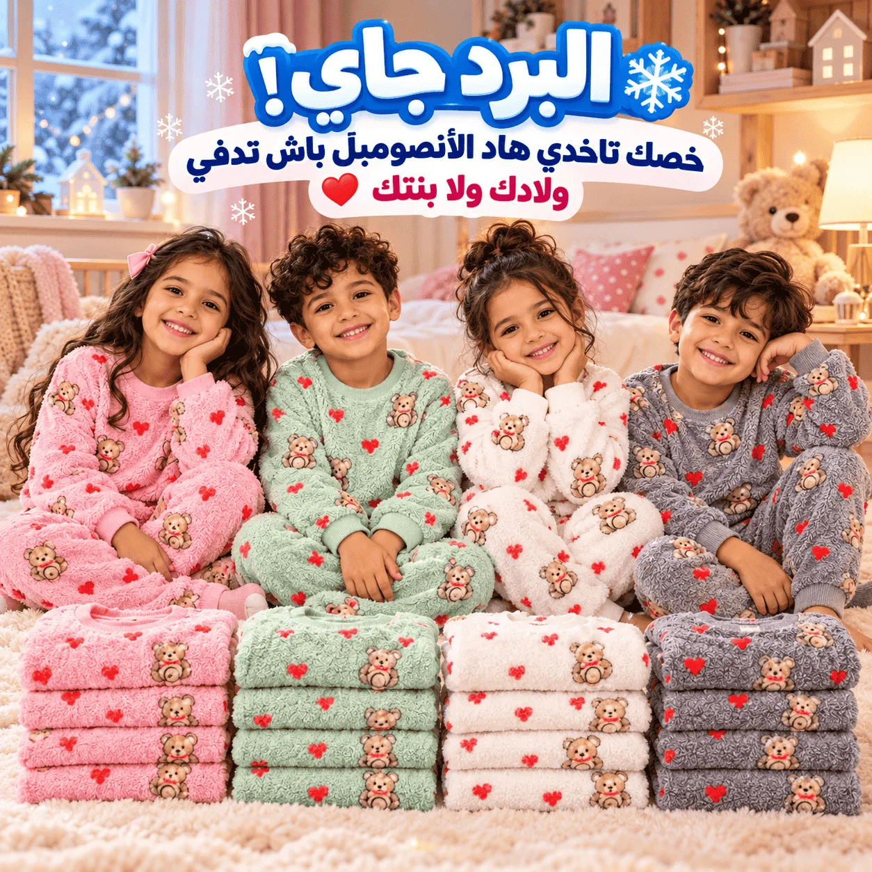 أنصومبل شتوي لصغار