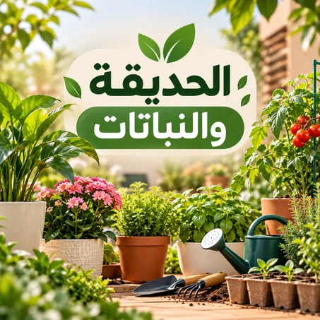 الحديقة والنباتات