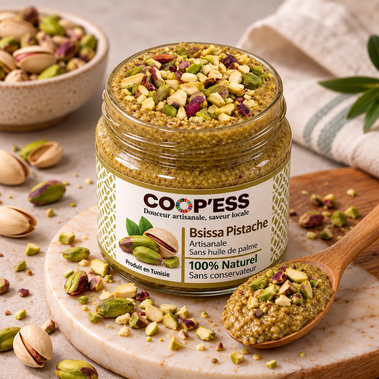 Bsissa pistache