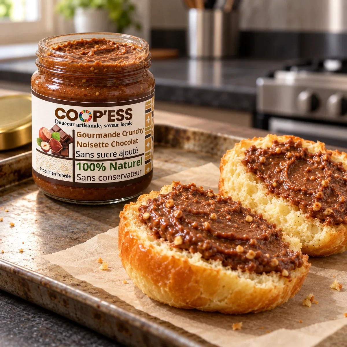 Gourmande  Crunchy noisette chocolat