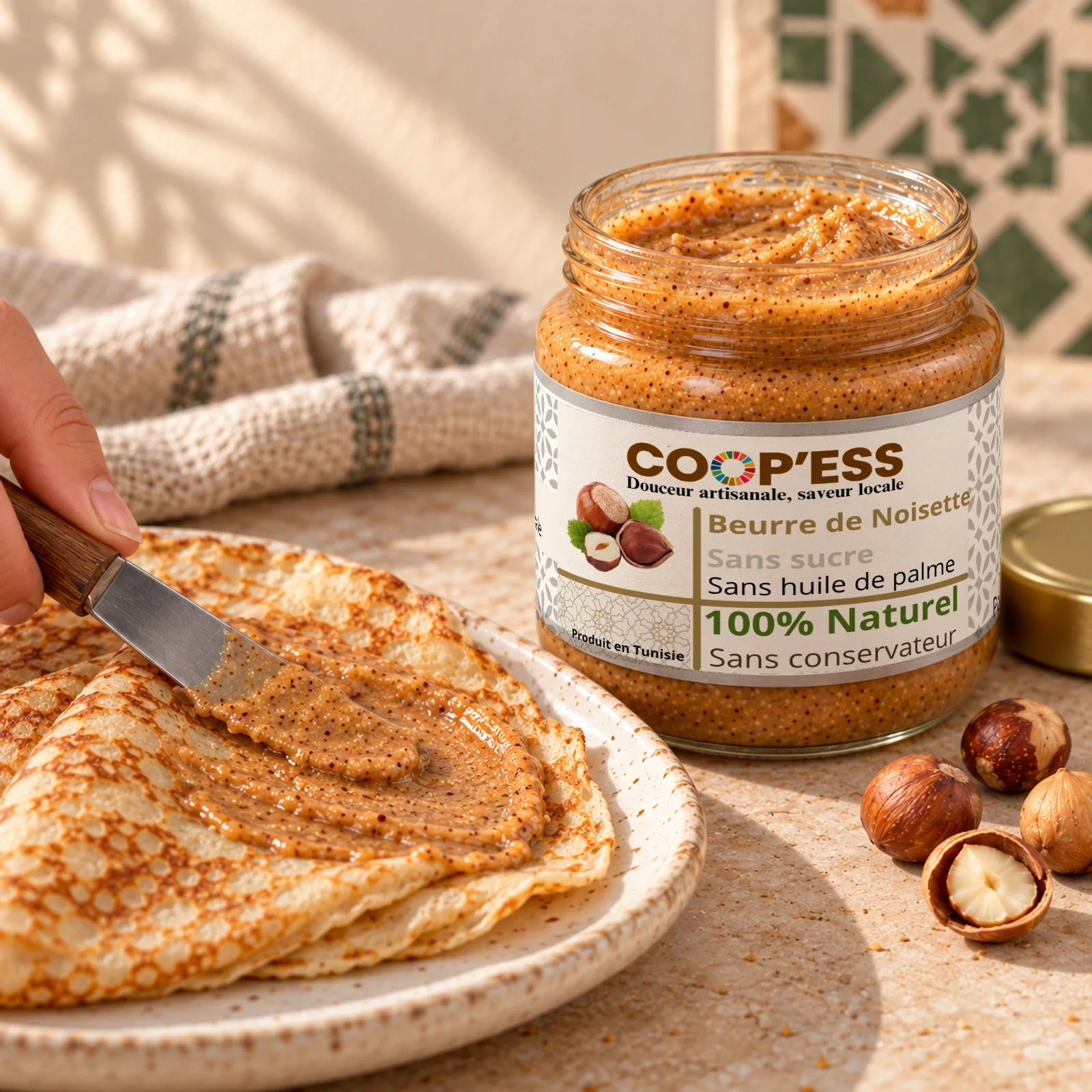 Beurre de Noisette sans sucre