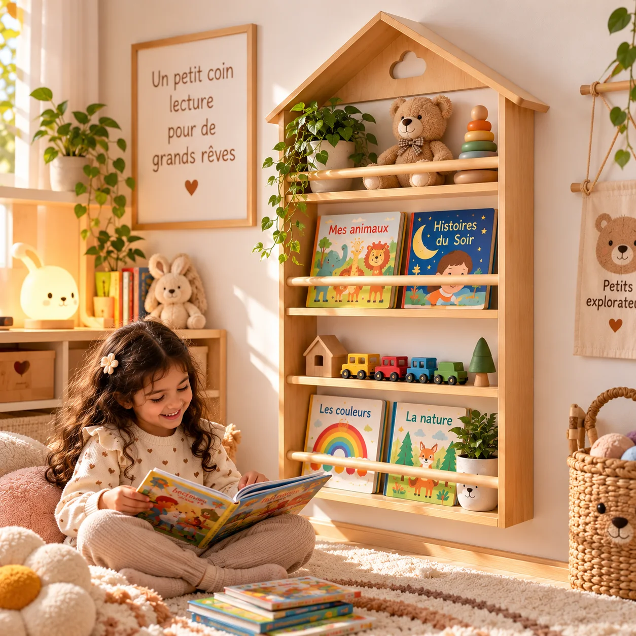 La bibliothèque murale qui fait aimer la lecture aux enfants