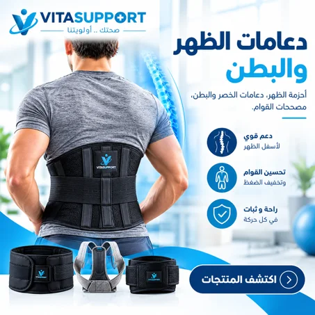 دعامات الظهر والبطن