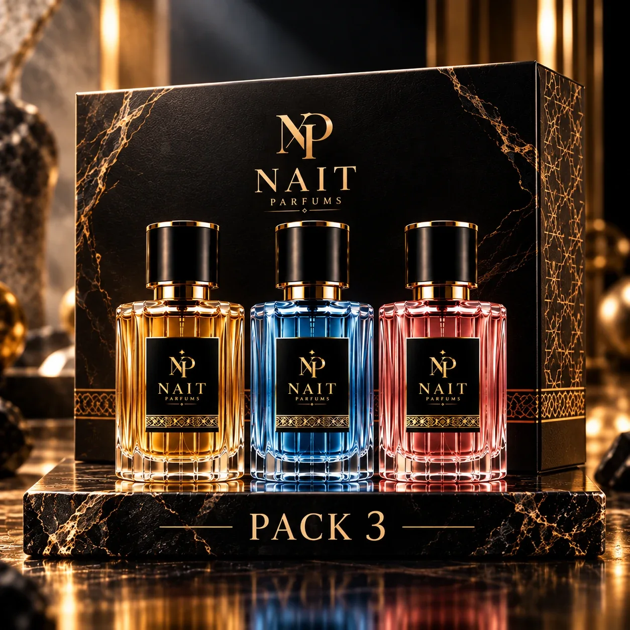 PACK 3 عطور من اختيارك 50 مل عالي الجودة