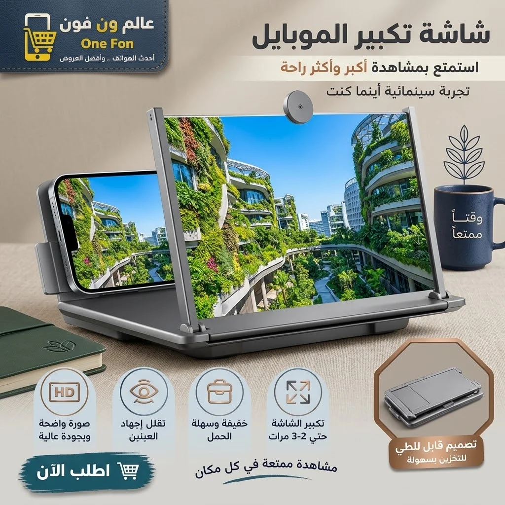شاشه تكبير 5D للجوال